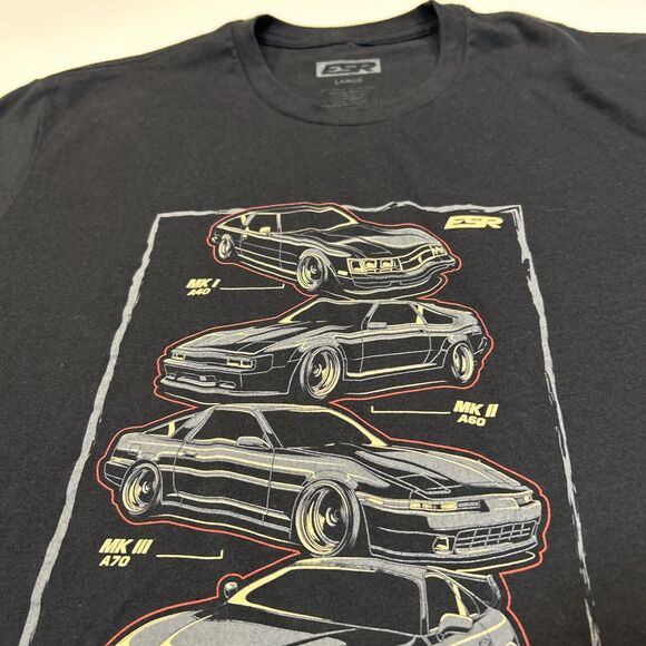 ESR Racing Shirt Adult Large Black MK Car Auto Racing Tee Logo Men - Picture 5 of 12